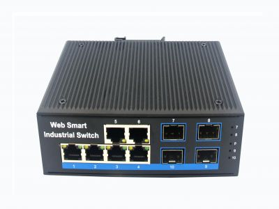千兆4光6電WEB管理 工業(yè)交換機(jī) 千兆4光6電WEB管理 工業(yè)交換機(jī)